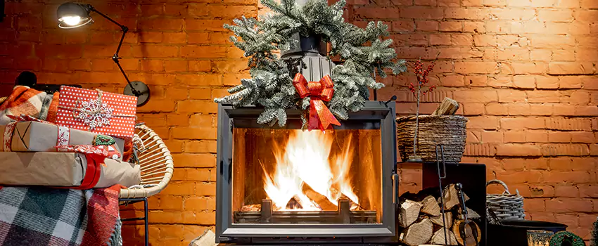 Travis Industries Linear Gas Fireplace Installation in Huntington, Indiana