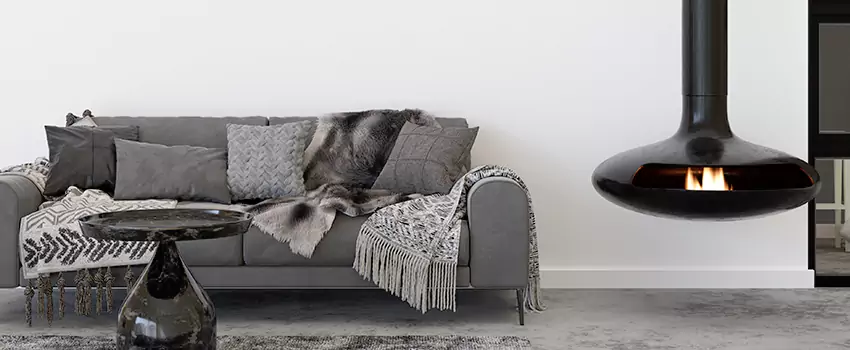 Circular Hanging Fireplace Installation Services in Huntington, IN