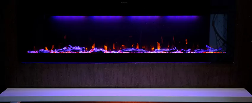 Dynamic Flame Color Fireplace Installation in Huntington, IN